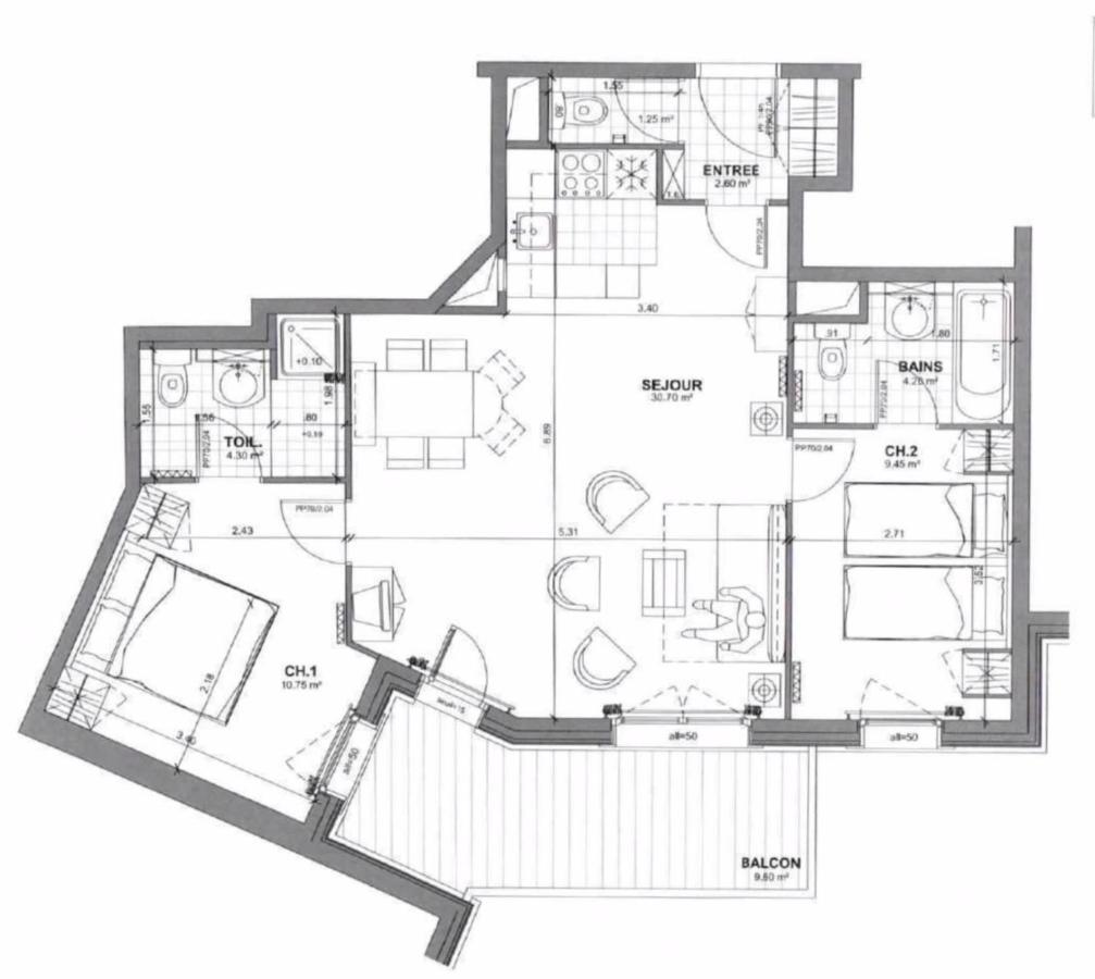 Spacious Ski-In Ski-Out Apartment 4-6 Pax, 161 Sources De Marie Arc 1950 Les Arcs  ภายนอก รูปภาพ