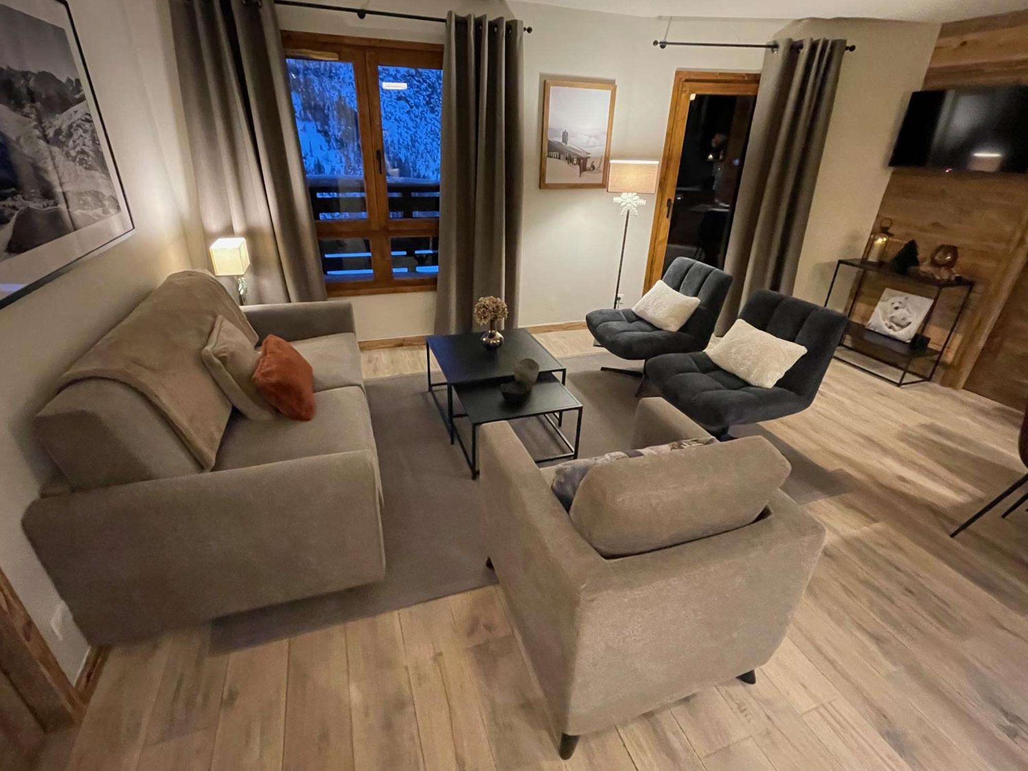 Spacious Ski-In Ski-Out Apartment 4-6 Pax, 161 Sources De Marie Arc 1950 Les Arcs  ภายนอก รูปภาพ
