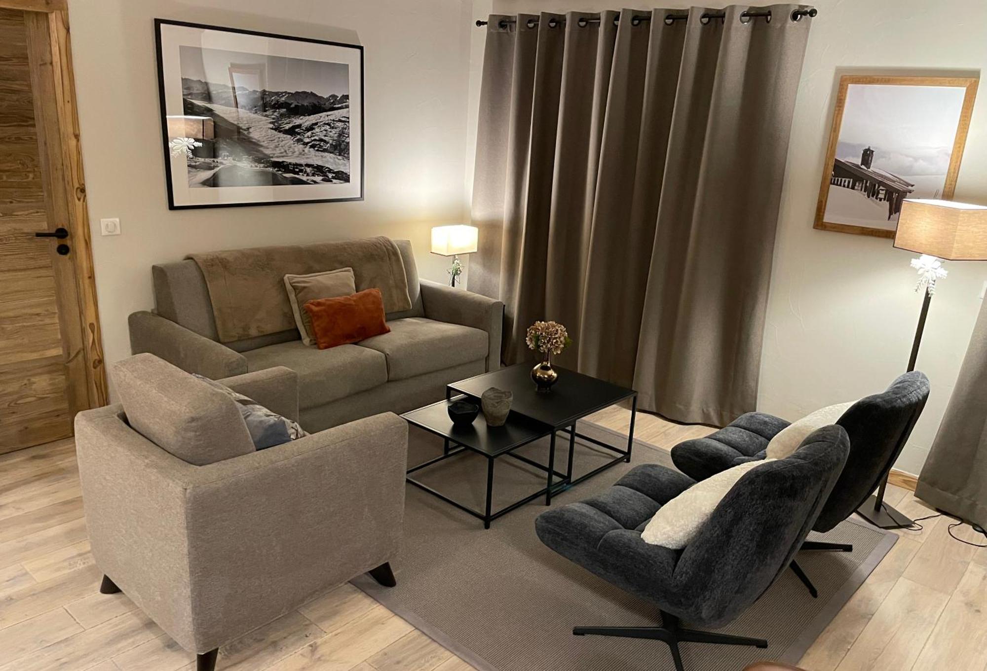 Spacious Ski-In Ski-Out Apartment 4-6 Pax, 161 Sources De Marie Arc 1950 Les Arcs  ภายนอก รูปภาพ
