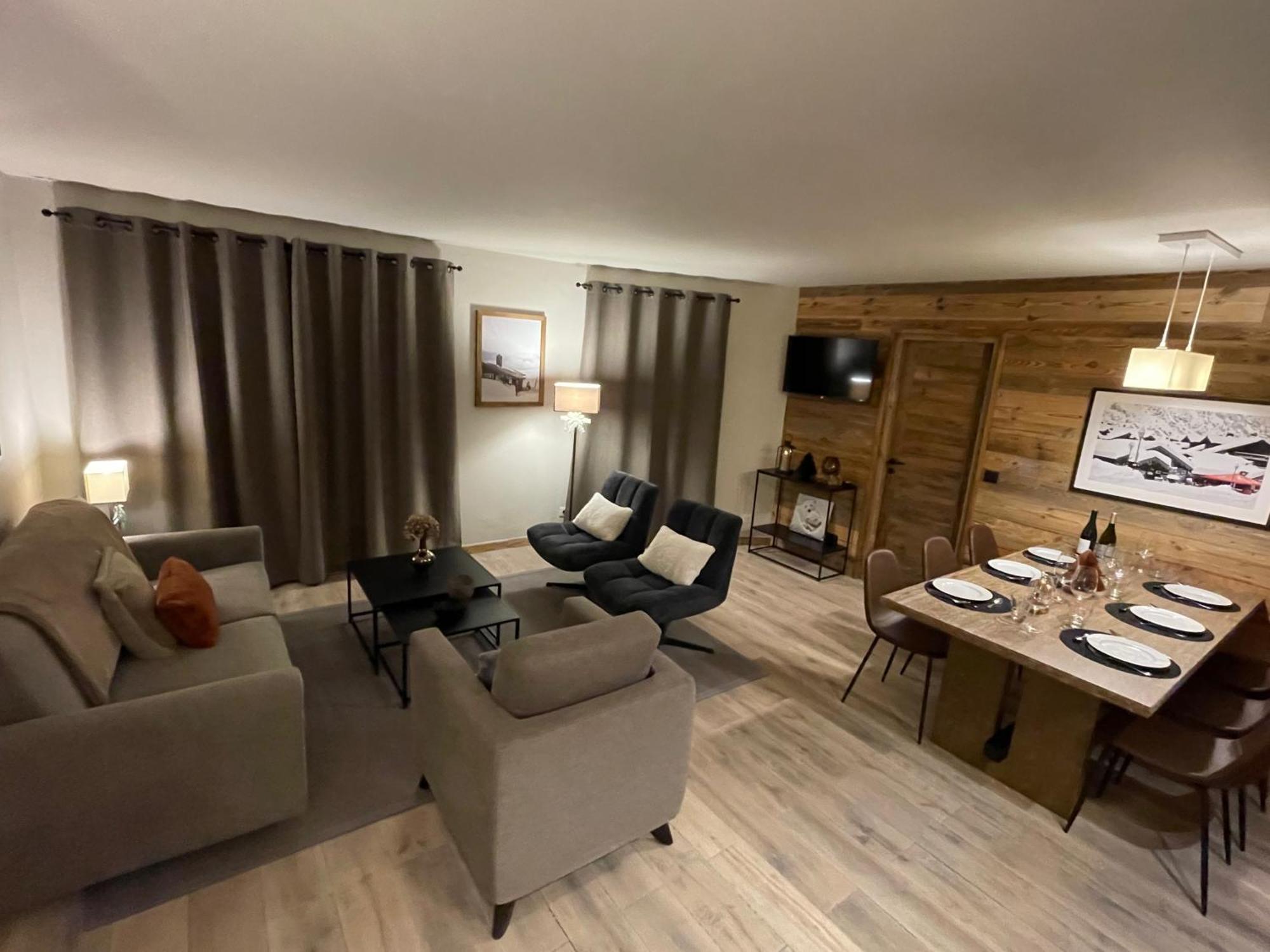 Spacious Ski-In Ski-Out Apartment 4-6 Pax, 161 Sources De Marie Arc 1950 Les Arcs  ภายนอก รูปภาพ