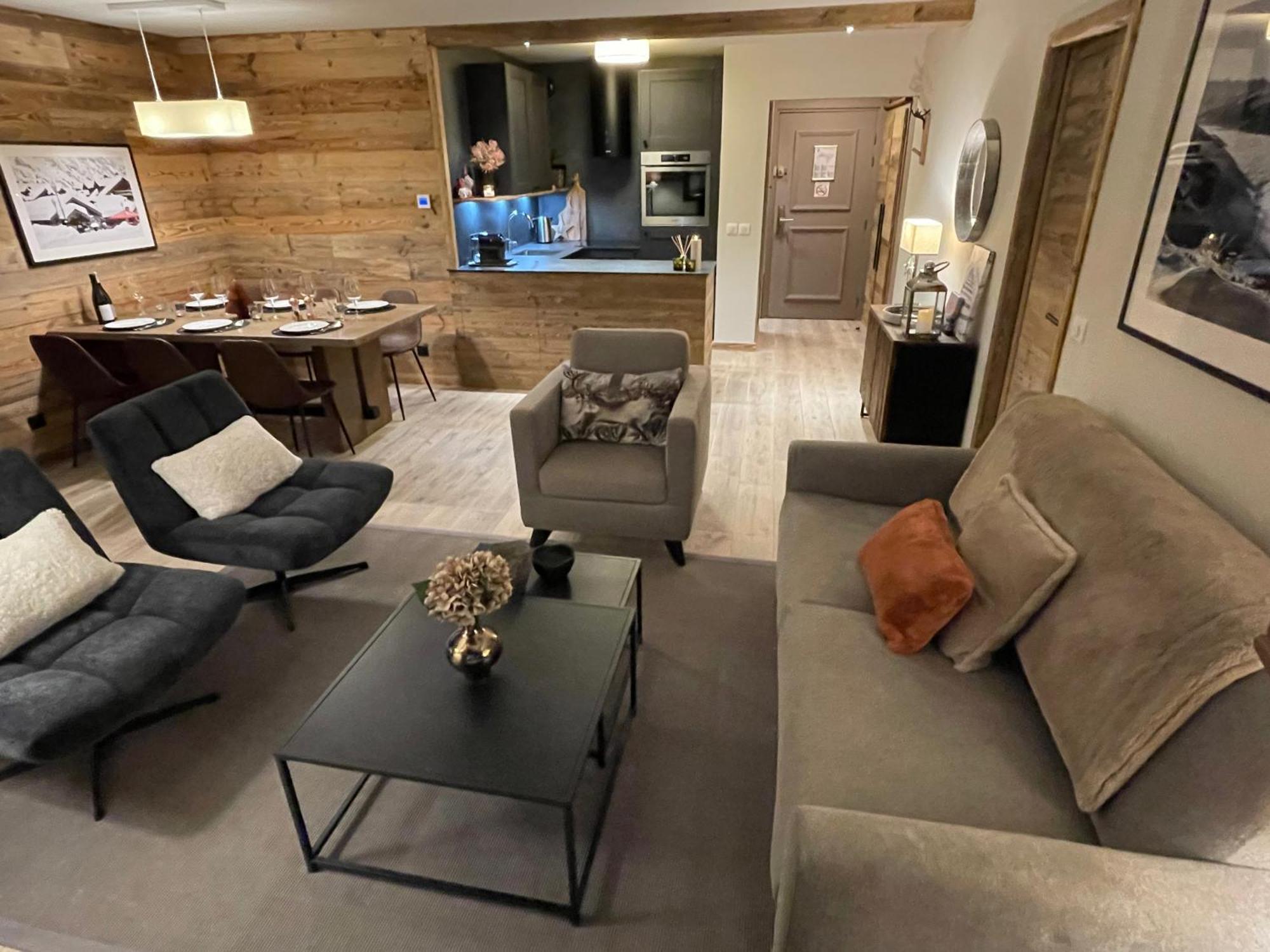 Spacious Ski-In Ski-Out Apartment 4-6 Pax, 161 Sources De Marie Arc 1950 Les Arcs  ภายนอก รูปภาพ